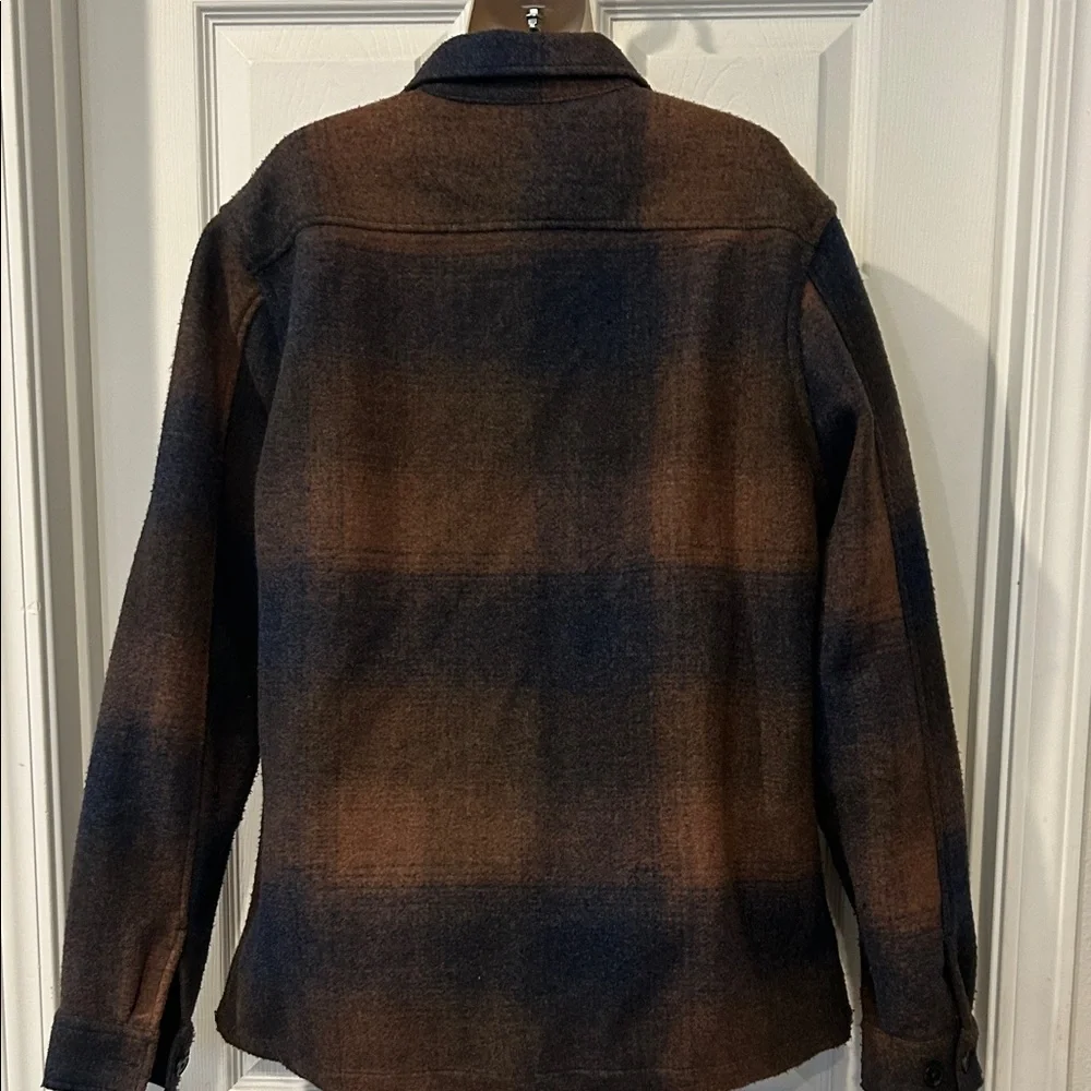 Express Men's Plaid Shirt Jacket - Picture 4 of 7